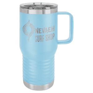 Light Blue 20 oz. Polar Camel Travel Mug with Slider Lid