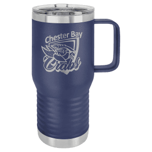 Navy Blue 20 oz. Polar Camel Travel Mug with Slider Lid