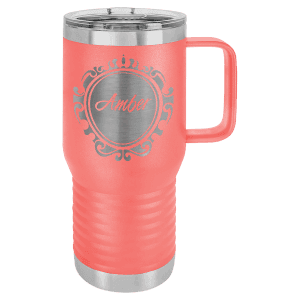 Coral 20 oz. Polar Camel Travel Mug with Slider Lid