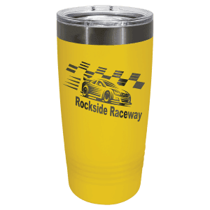 Yellow/Ghost Black 20 oz. Polar Camel ION-Plated Ringneck Tumbler w/Slider Lid